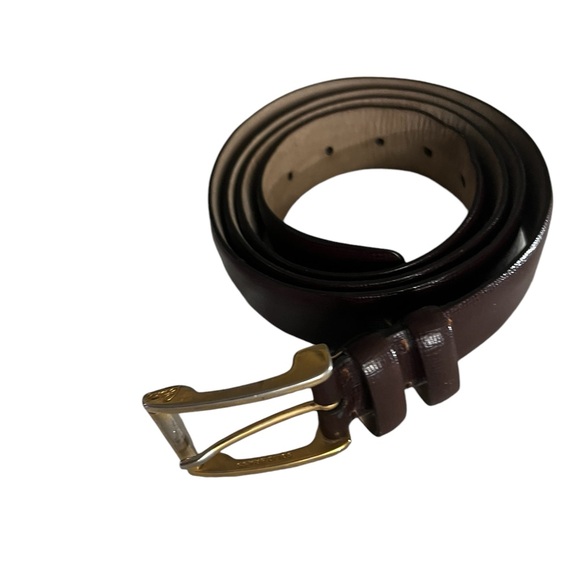 Brioni men’s brown leather belt 50” - Picture 1 of 5